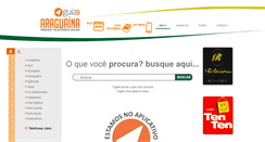 Desktop Screenshot of guiaaraguaina.com